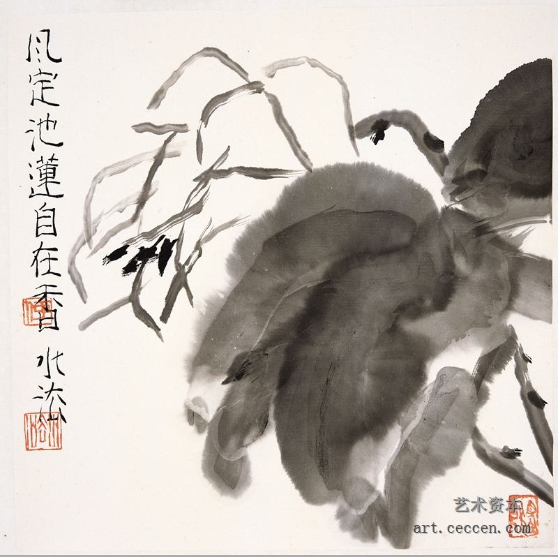 水墨荷花 2010
